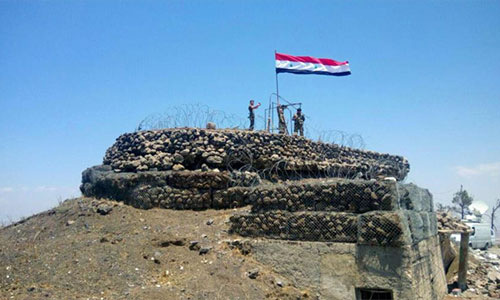 Fuerzas especiales de Siria se ubican en la estratégica colina de Al Harra Soldados sirios regresan oficialmente a la frontera de los Altos del Golán ocupados